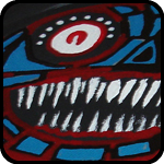 Undead Mosaic Clown Painting Undead Mosaic Clown Painting