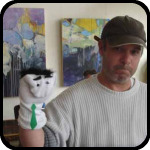 Man With Sock Puppet Man With Sock Puppet