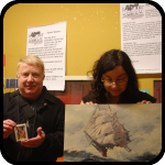 Kevin McClintic and Rosalie Gale - doing a bARTer Sauce trade. Kevin McClintic and Rosalie Gale - doing a bARTer Sauce trade.