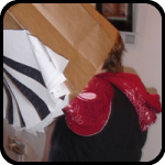 Single Parent Paper Bag Skeleton Puppet Costume Single Parent Paper Bag Skeleton Puppet Costume